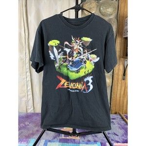 Zenonia 3 The Midgard Story Mens Large Gamevil 2011 Promo Gaming Black T-Shirt